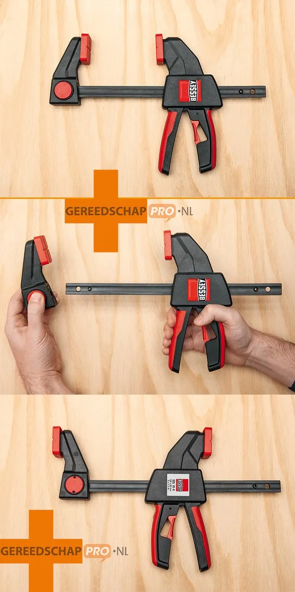 Bessey EZS11-4SET Eenhandslijmtang 110/40mm