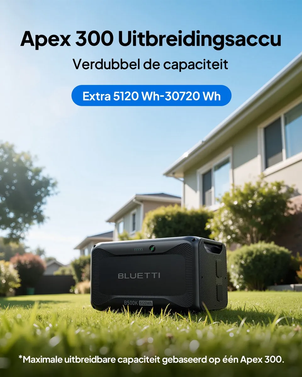 Bluetti B500K Uitbreidingsaccu 7884.8Wh - LiFePO4