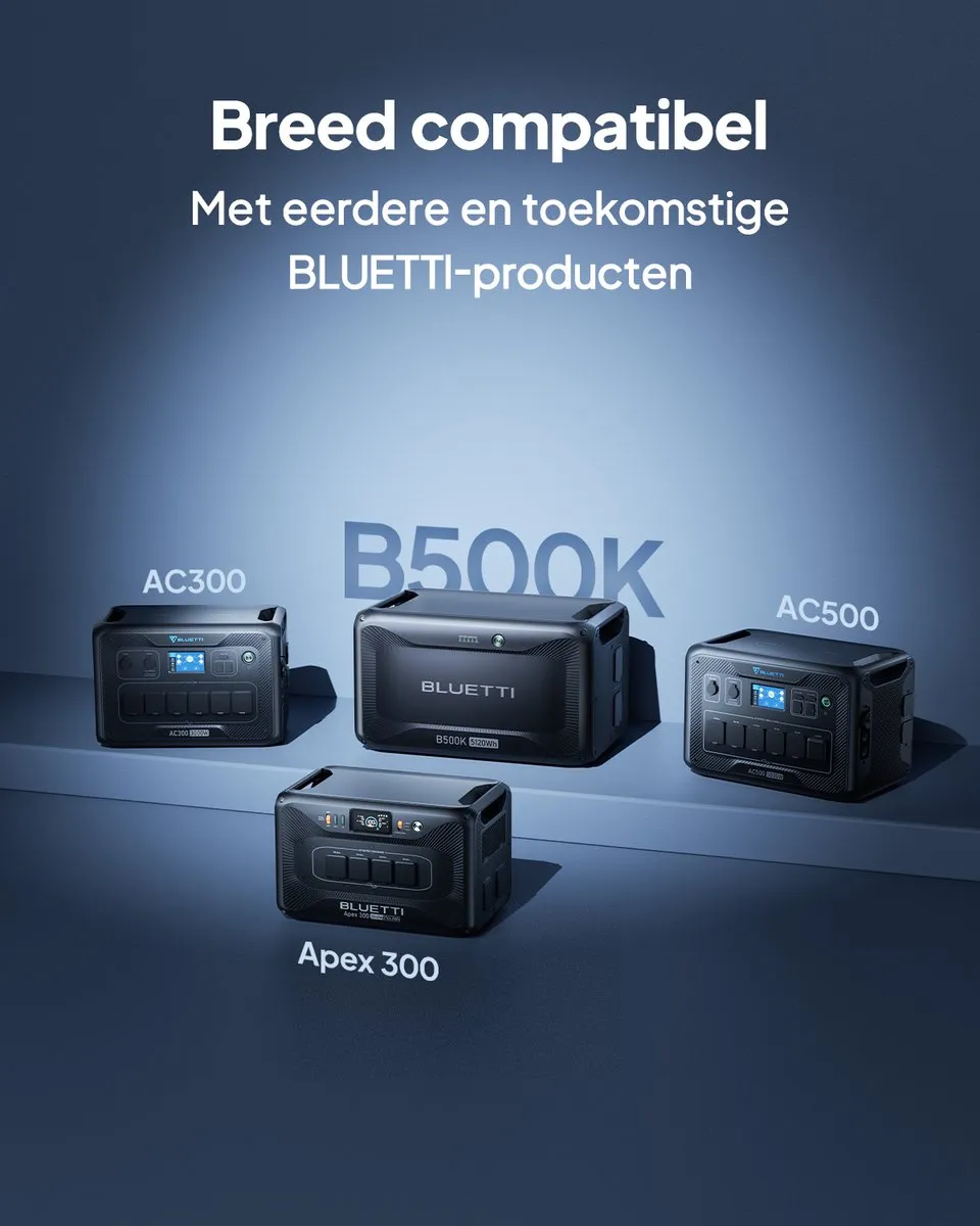 Bluetti B500K Uitbreidingsaccu 7884.8Wh - LiFePO4 - afbeelding 6 van 6