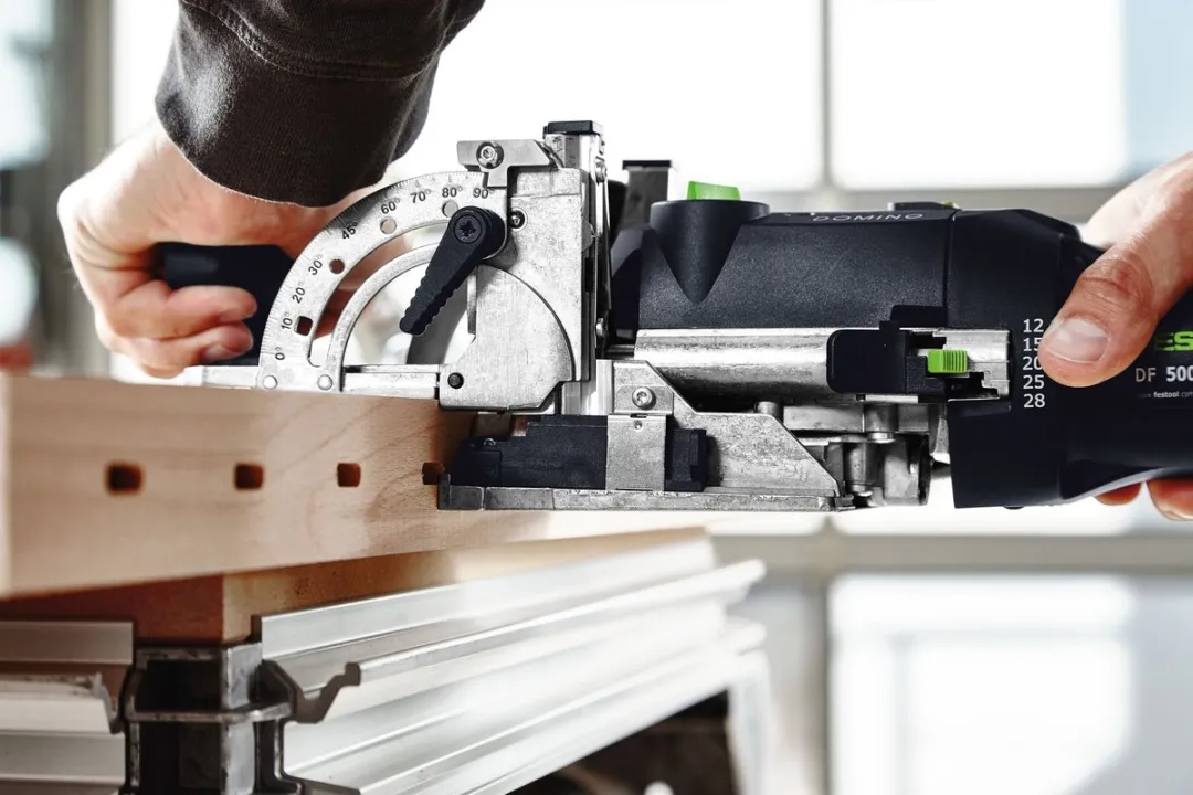 Festool DF 500 Q-Set DOMINO Freesmachine - 420W - Zwart/Groen