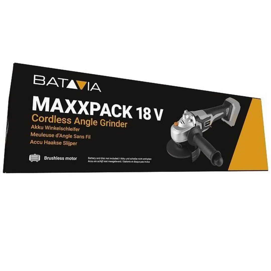 Batavia Maxxpack 18V Haakse Slijper 115mm - 8500 t/min - Brushless - afbeelding 6 van 6