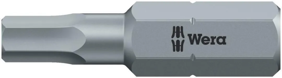 Wera 840/1 Zeskant Bits 6,0x25mm - Metaal