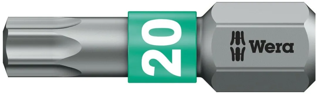 Wera 867/1 BTZ TX20 Torx Bit 25mm