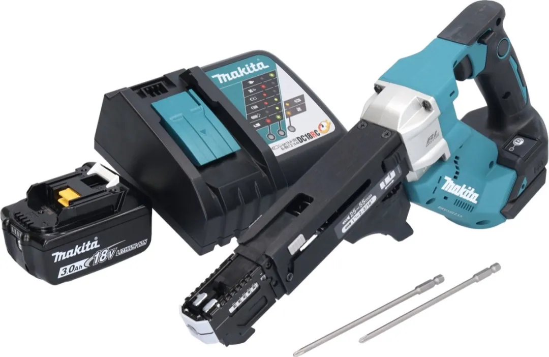 Makita DFR551Z Accu-magazijnschroevendraaier 18V - 25-55mm borstelloos - 3.0Ah