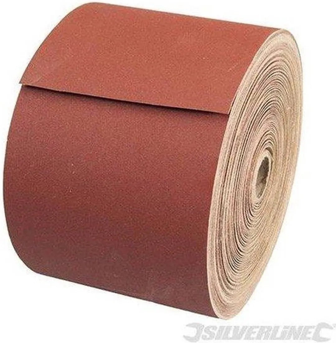 Silverline Schuurpapier op rol Aluoxide 80 - 50m x 115mm