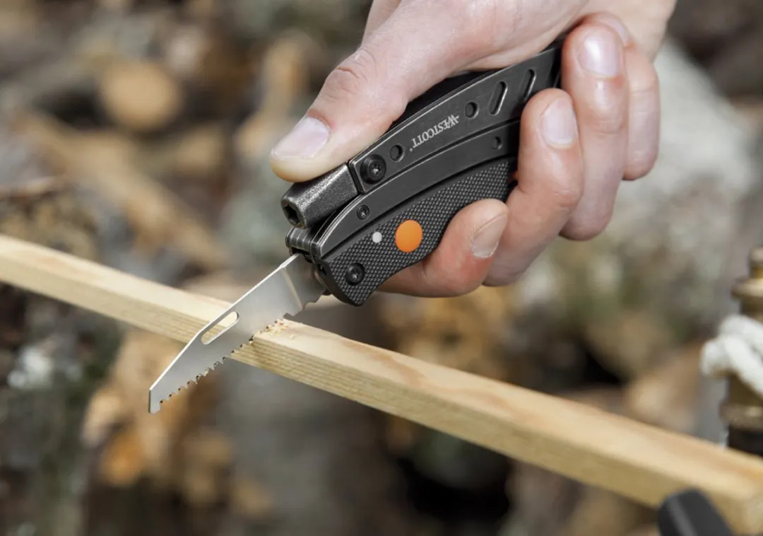 Westcott Multitool 6-in-1 inklapbaar - Grijs/Oranje/Zwart