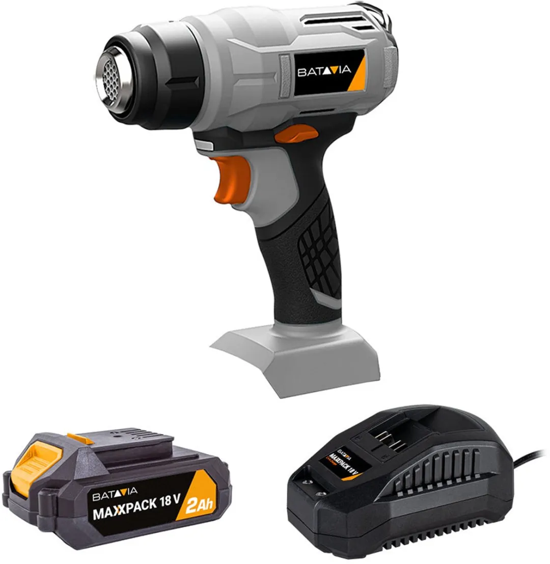 Batavia 18V Accu Heteluchtpistool 550°C - 2.0Ah - EC1_7063519 - afbeelding 6 van 6