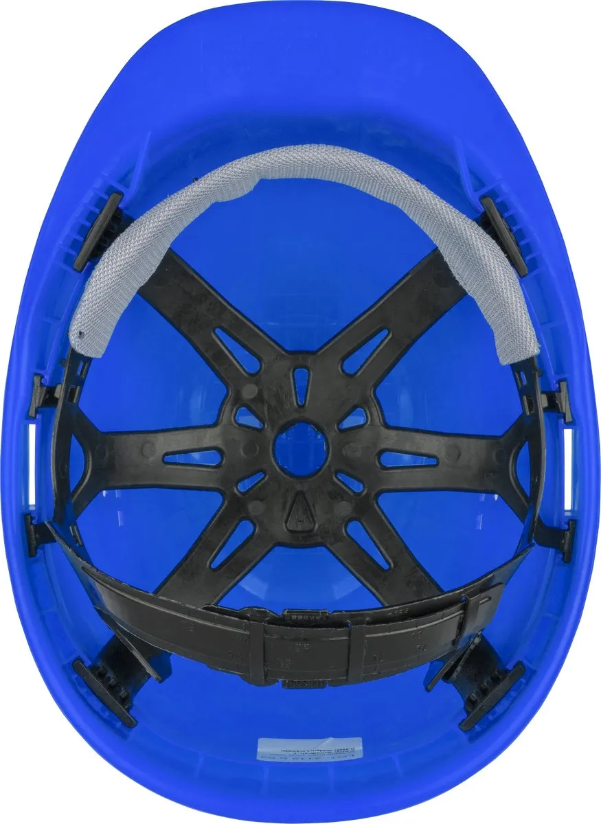Wolfcraft Veiligheidshelm Blauw 4968000 - Maat 52-62cm