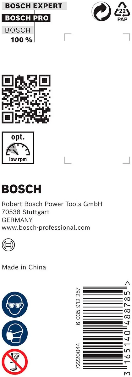 Bosch Professional Slangenboor 25x160mm - Hout - MPN 2608585708
