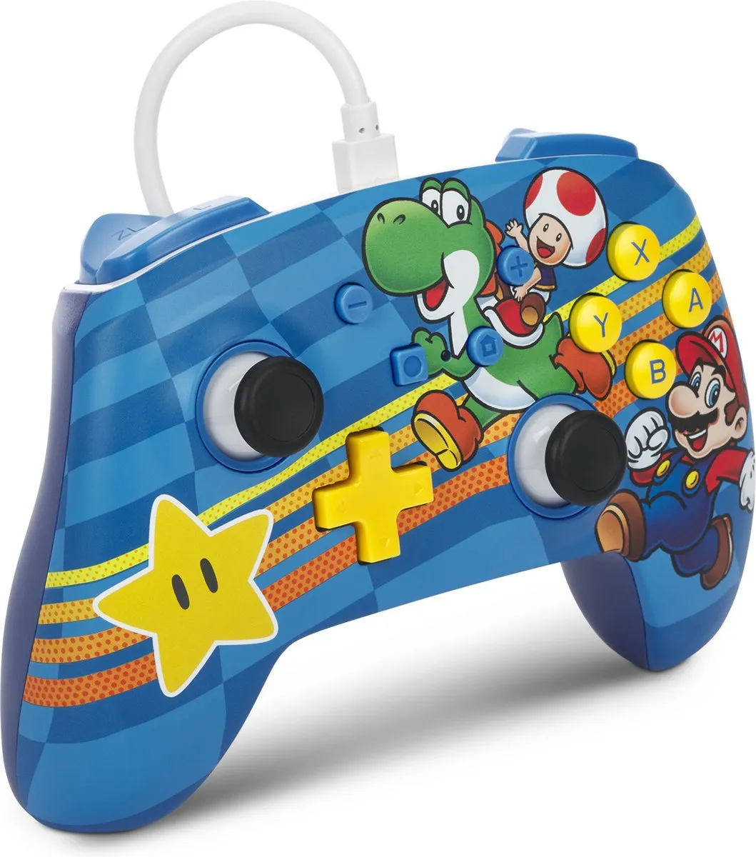 POWERA Mushroom Kingdom Friends Bedrade Controller NSGP0201-01 - Meerkleurig