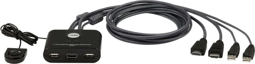ATEN CS22HF HDMI-switch - 2x USB 2.0 - 1920x1080
