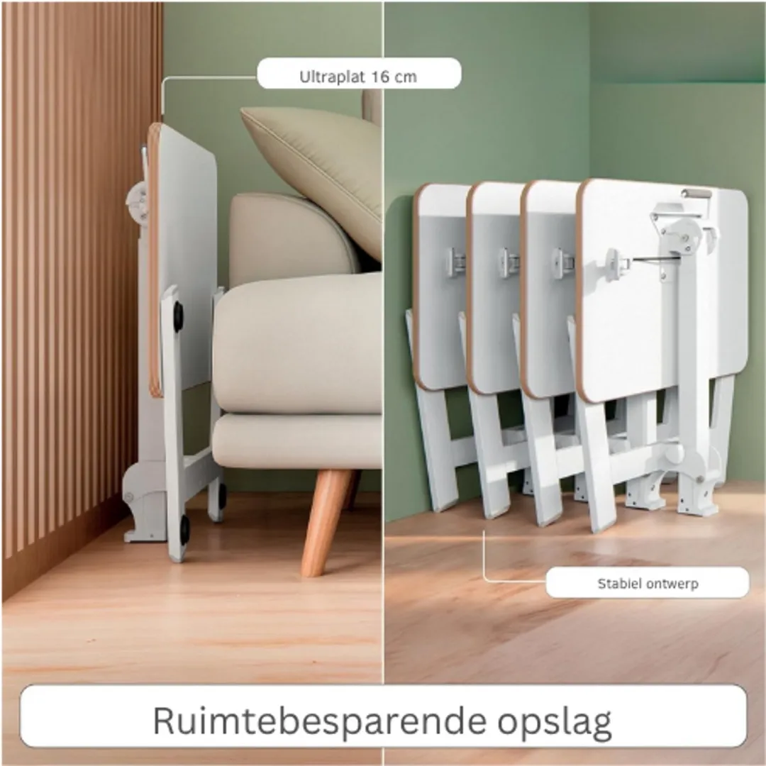 Leitz Opvouwbaar Zit-Sta Bureau 65x48cm - Wit