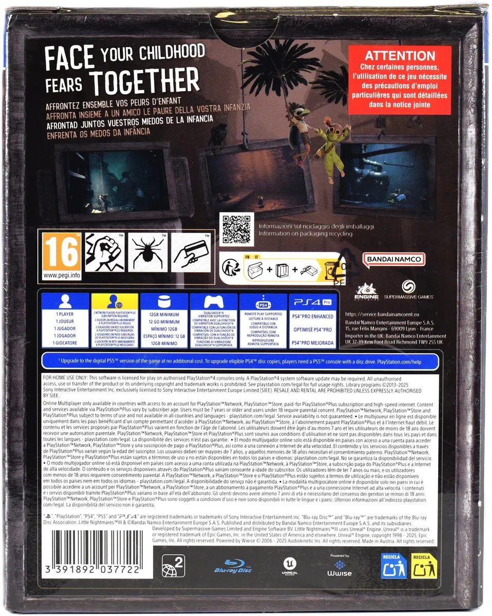 Little Nightmares 3 Mirror Edition - PS4