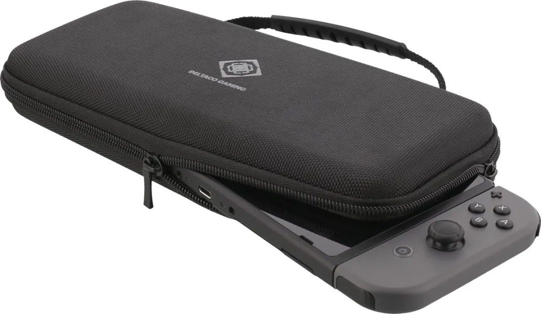 Deltaco GAM-089 Hard Case Draagtas Nintendo Switch - 10 Opbergvakken - Zwart