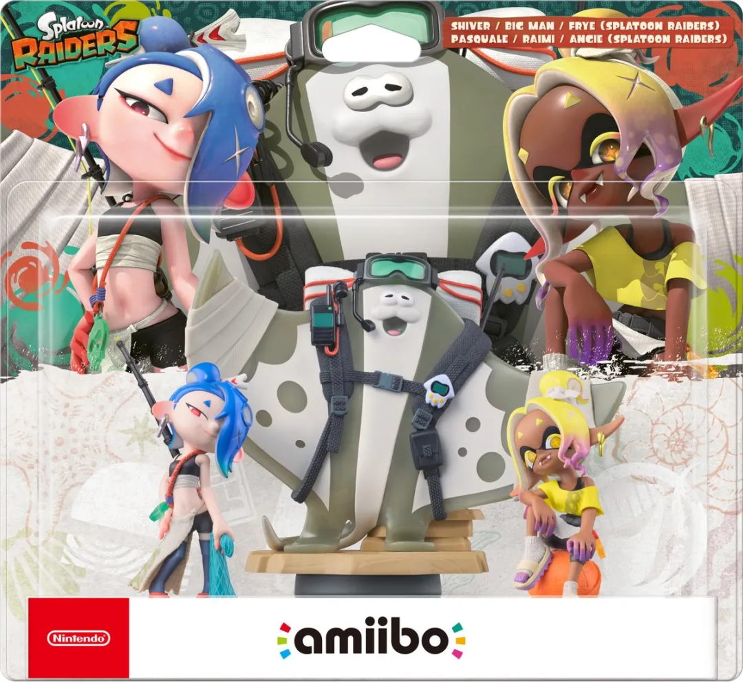 Nintendo Amiibo Splatoon Raiders 3-Pack
