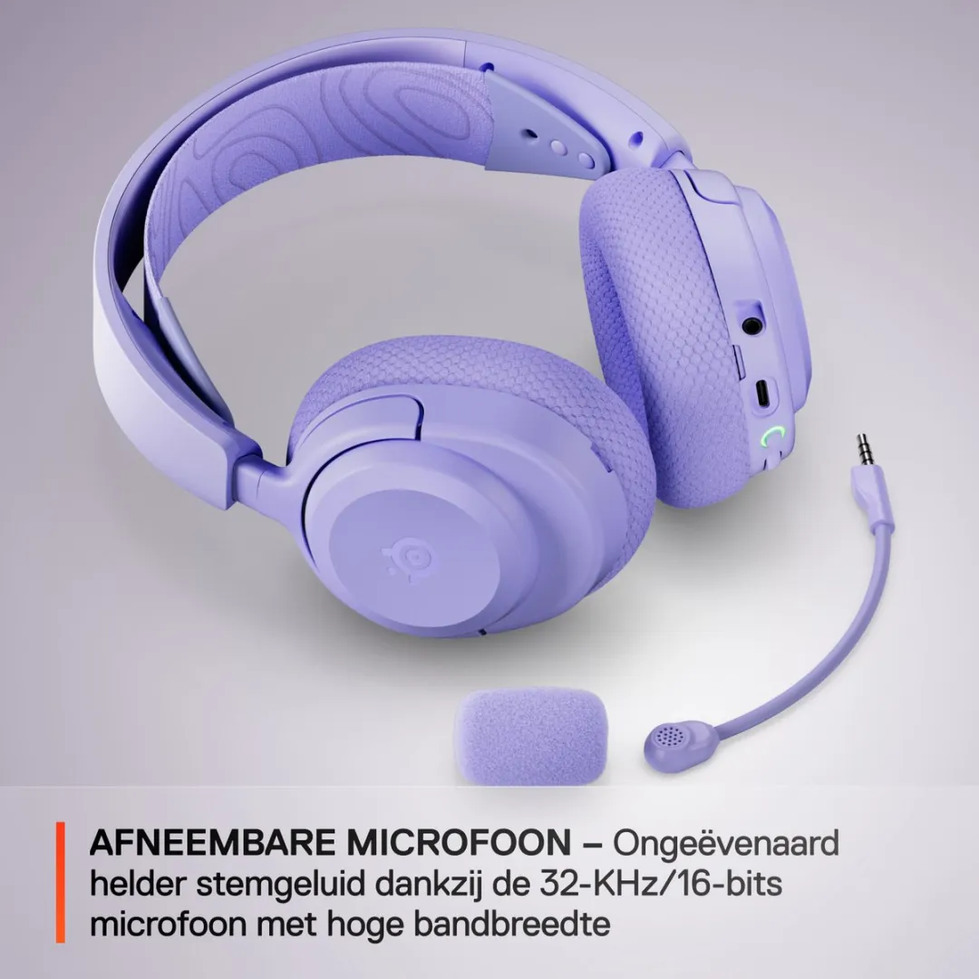 SteelSeries Arctis Nova 3 Wireless 61778 Gamingheadset - Lavendel