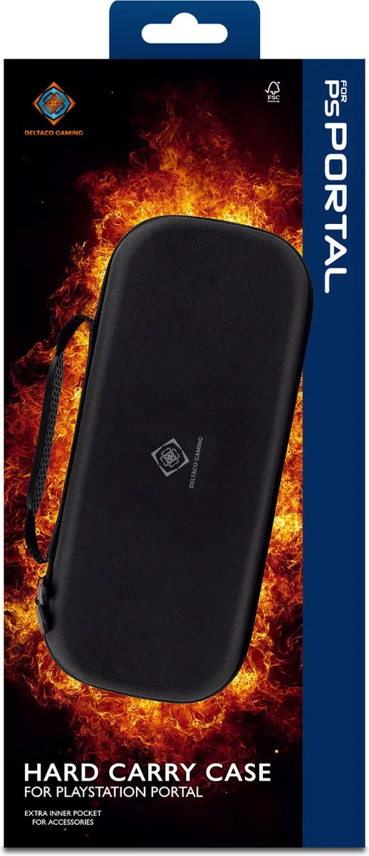 Deltaco GAM-167 Draagtas PlayStation Portal - Hardcase - Zwart - afbeelding 6 van 6