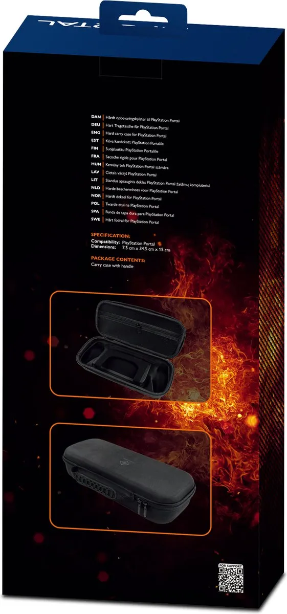 Deltaco GAM-167 Draagtas PlayStation Portal - Hardcase - Zwart