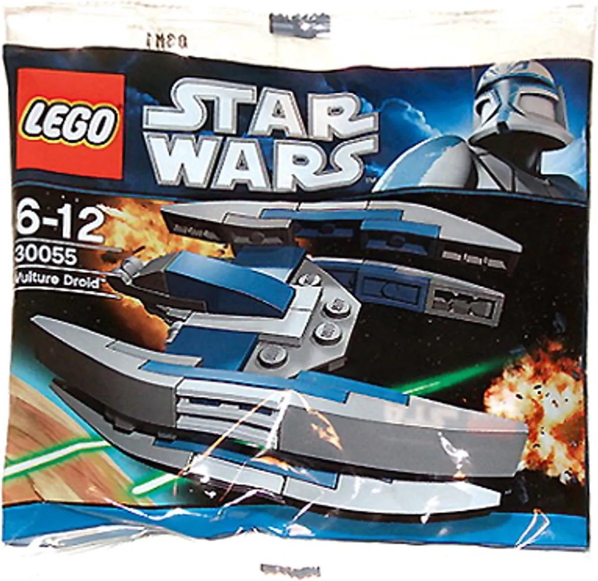 LEGO 30055 Vulture Droid - Grijs/Blauw - afbeelding 2 van 2