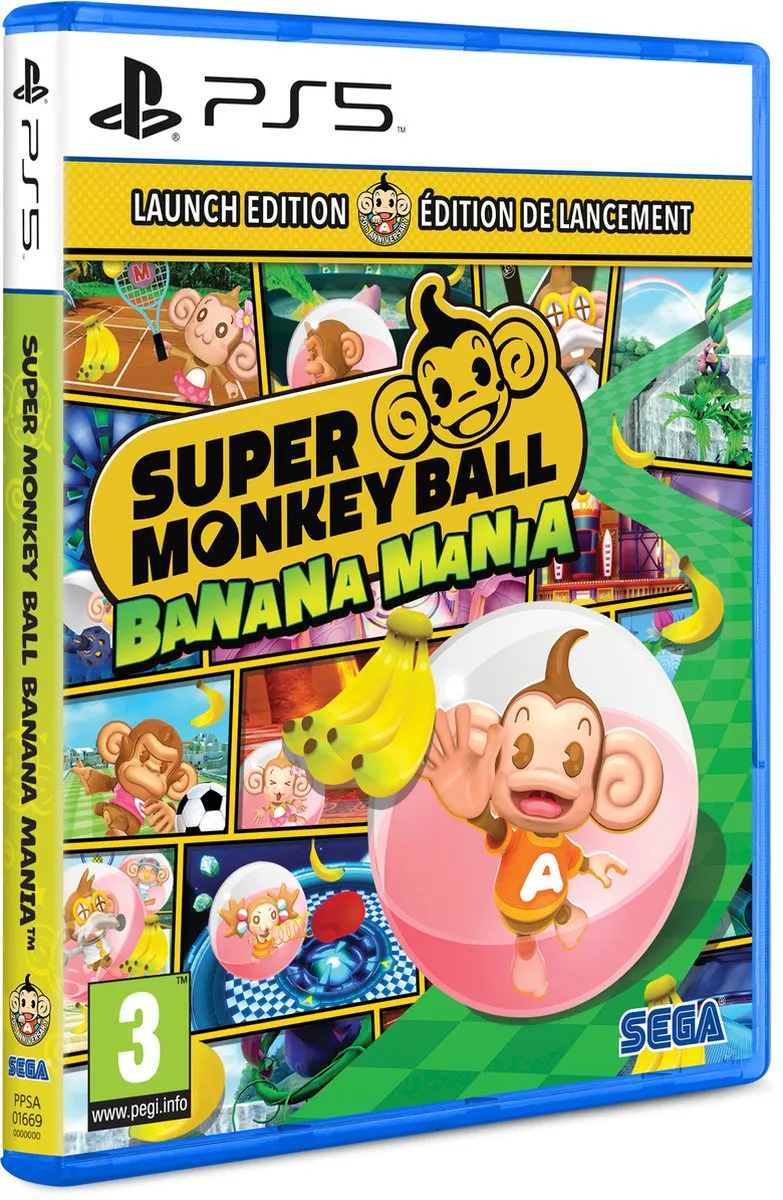 Sega Super Monkey Ball Banana Mania PS5 - Launch Edition