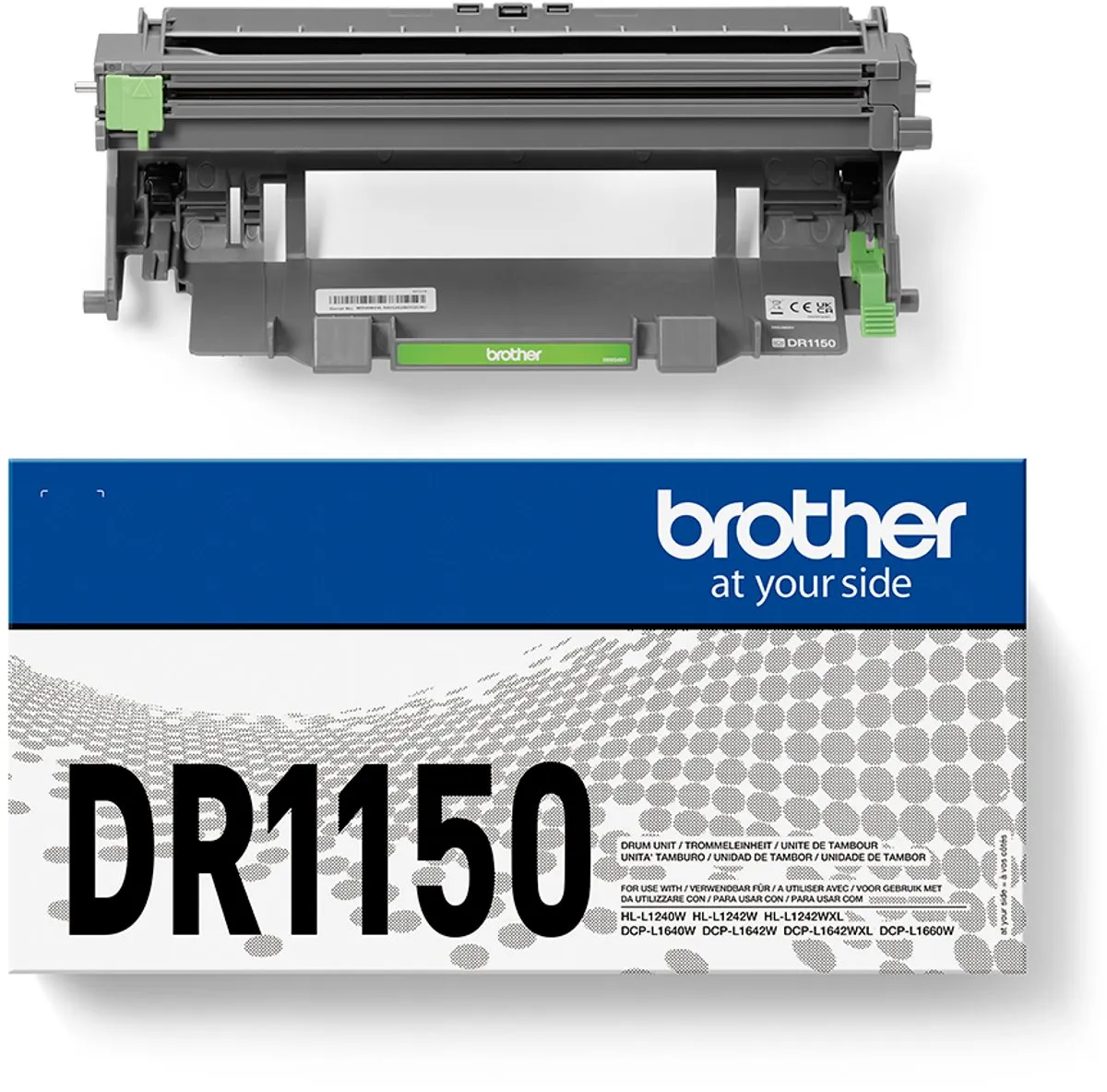 Brother HLL1240W/DCPL1640W/DCPL1660W Printertrommel - 10.000 pagina's - Zwart