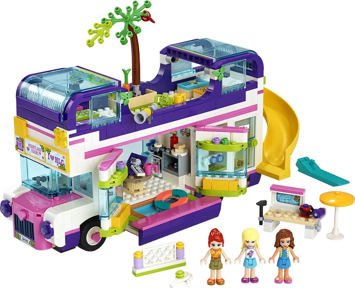 LEGO Friends Vriendschapsbus 41395 - Paars - afbeelding 2 van 6