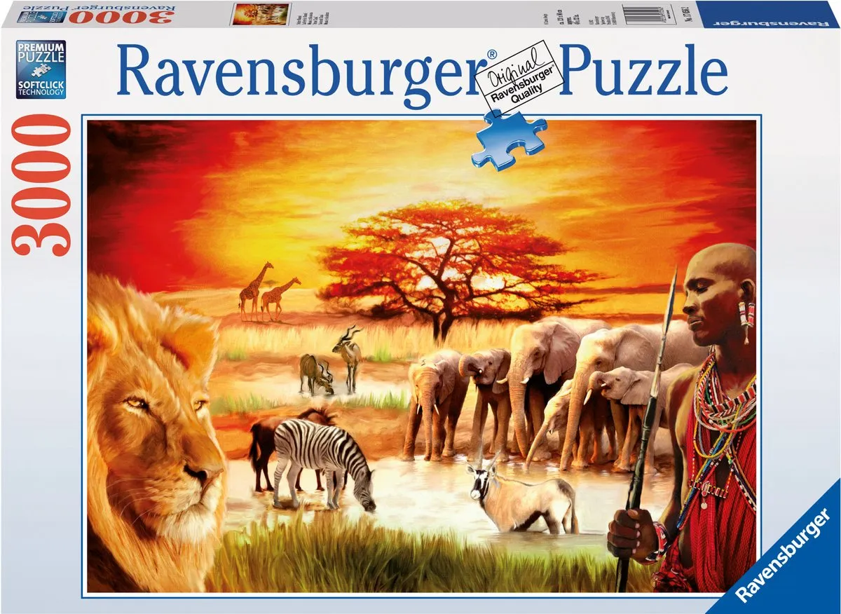 Ravensburger Trotse Masaï Puzzel - 3000 Stukken
