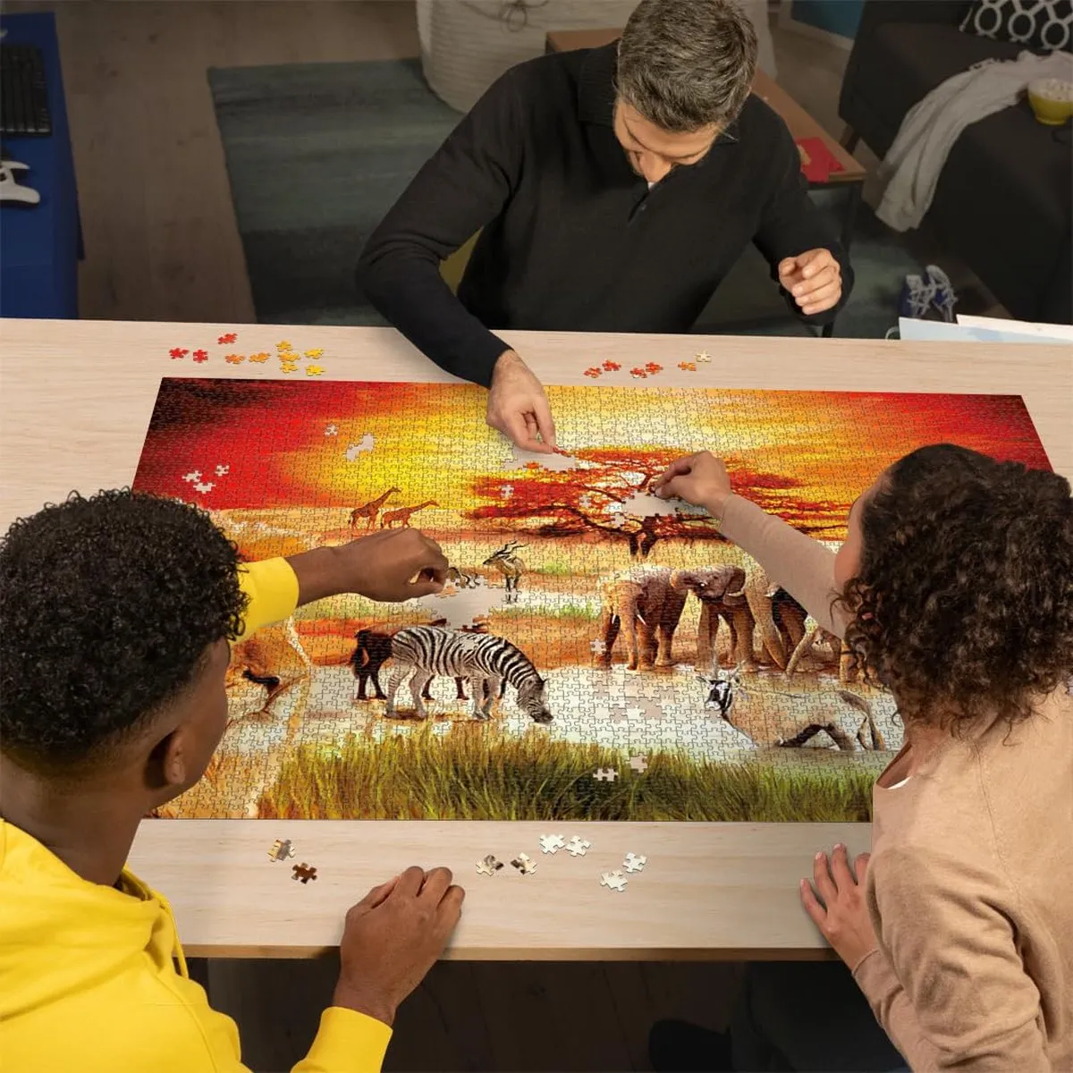 Ravensburger Trotse Masaï Puzzel - 3000 Stukken - afbeelding 6 van 6