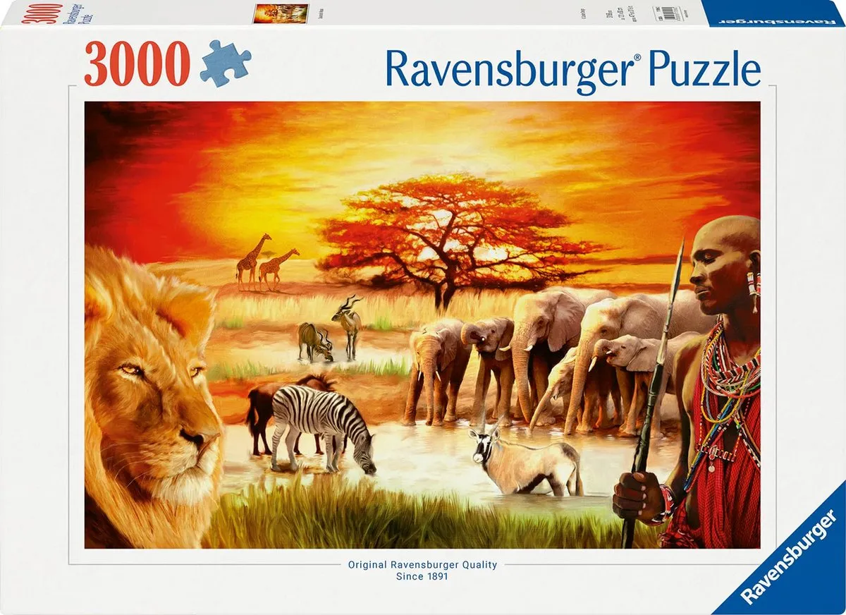 Ravensburger Trotse Masaï Puzzel - 3000 Stukken