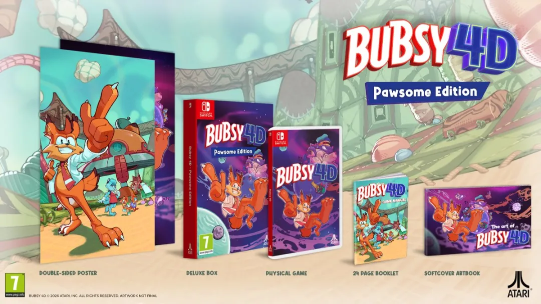 Mindscape Bubsy 4D Pawsome Edition Nintendo Switch - 1 Speler