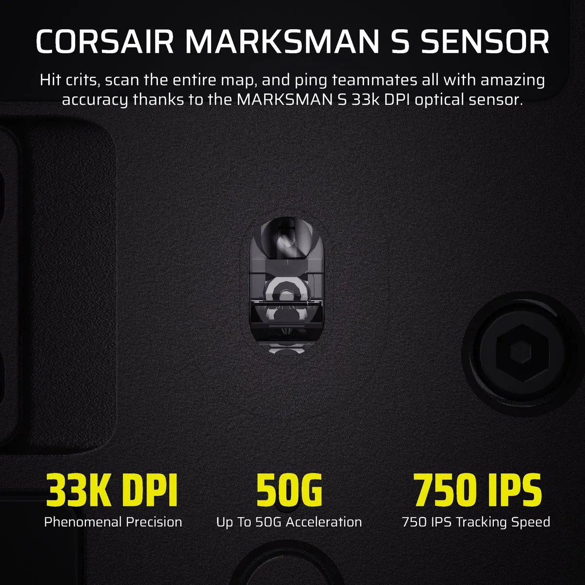 Corsair Scimitar Elite SE CH-9314011-WW Gaming Muis - 16 Knoppen - 33K DPI - Wit