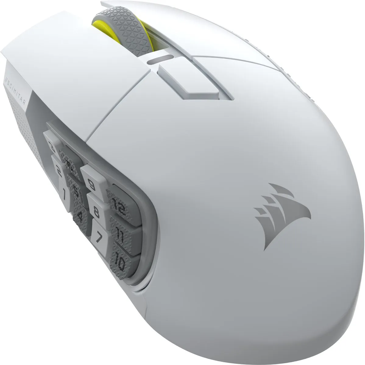 Corsair Scimitar Elite SE CH-9314011-WW Gaming Muis - 16 Knoppen - 33K DPI - Wit