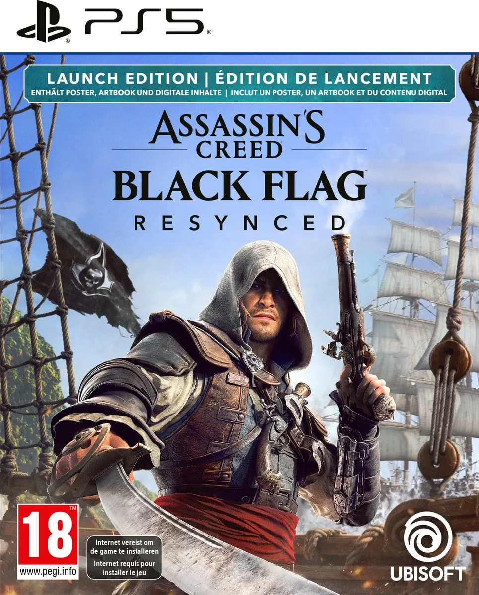 Ubisoft Assassin's Creed Black Flag Resynced Launch Edition PS5