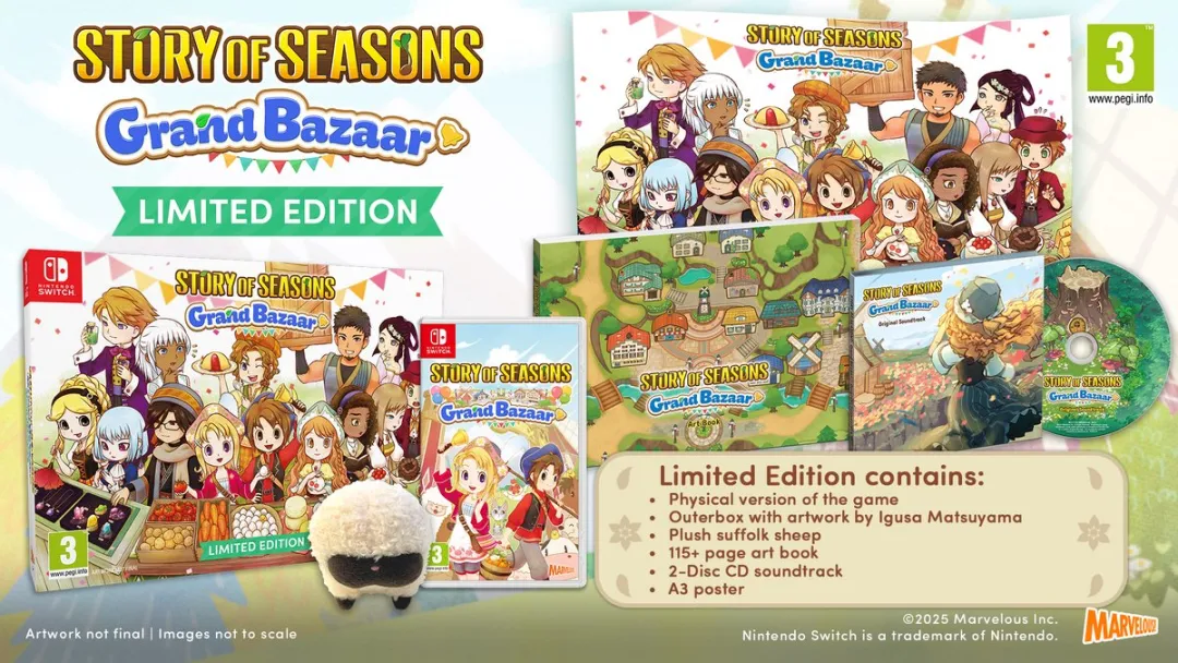 Mindscape Story of Seasons Grand Bazaar Nintendo Switch 2 Limited Edition