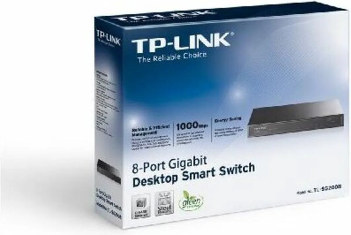 TP-Link TL-SG2008 8-Poorts Netwerk Switch - Wit