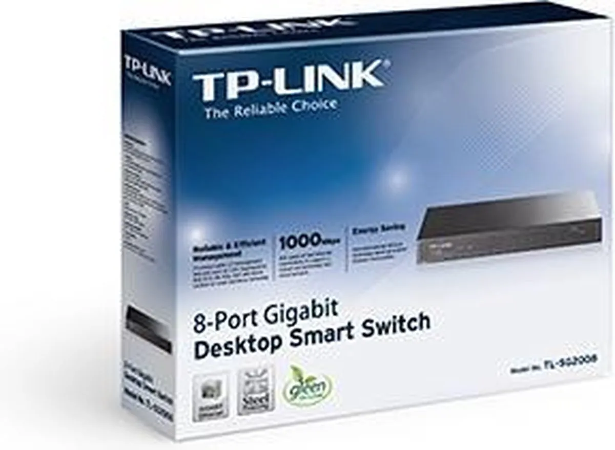 TP-Link TL-SG2008 8-Poorts Netwerk Switch - Wit - afbeelding 6 van 6