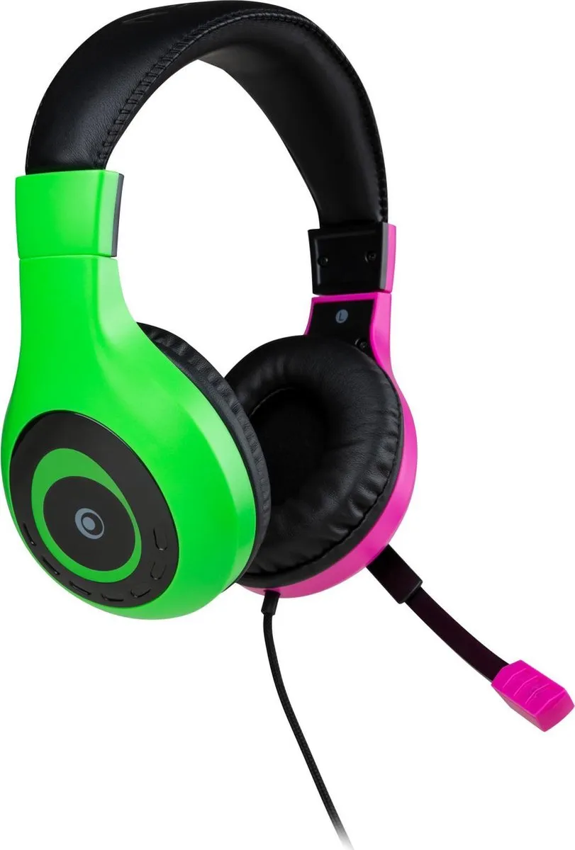 Bigben Stereo Gaming Headset V1 SWITCHHEADSETV1P+G - Paars/Groen