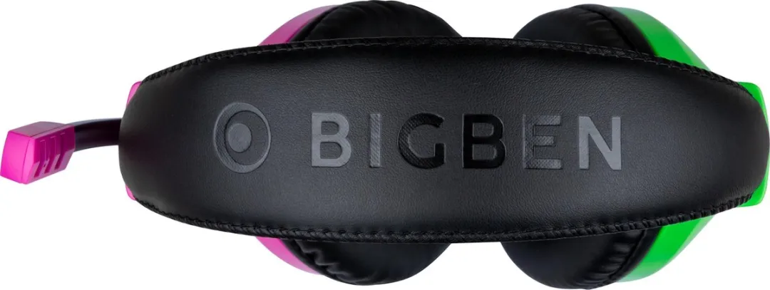 Bigben Stereo Gaming Headset V1 SWITCHHEADSETV1P+G - Paars/Groen