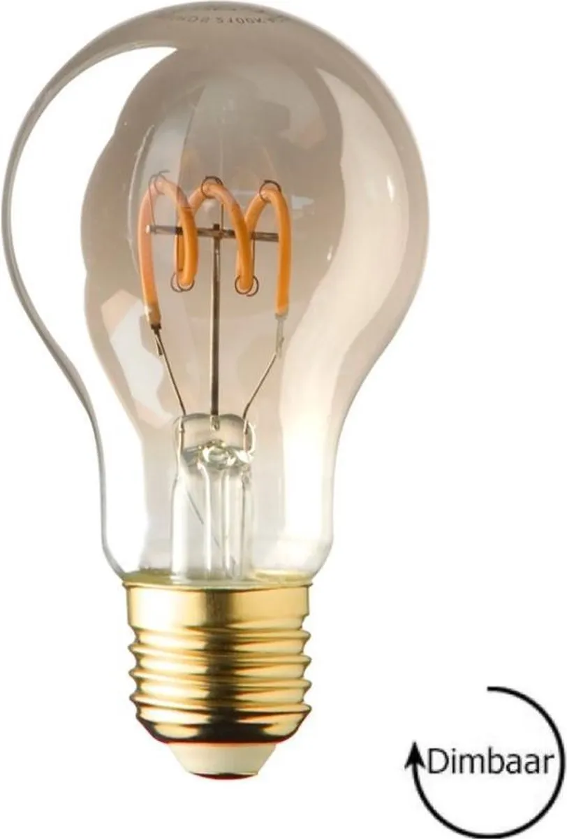Lybardo E27 LED Rookglas 6-pack - 2W - 2200K