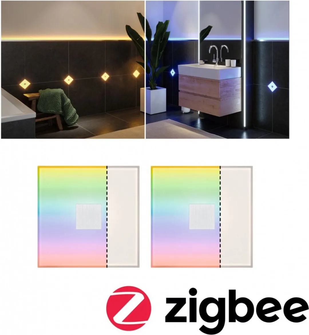 Paulmann 784.12 ZigBee Slimme Wandverlichting 0,75W - Wit - afbeelding 6 van 6