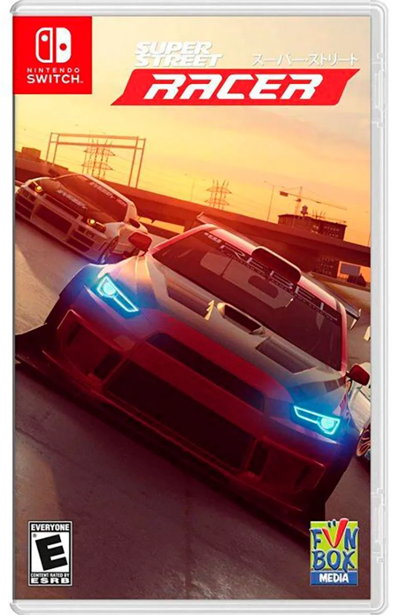 Nintendo Switch Super Street Racer Transparant