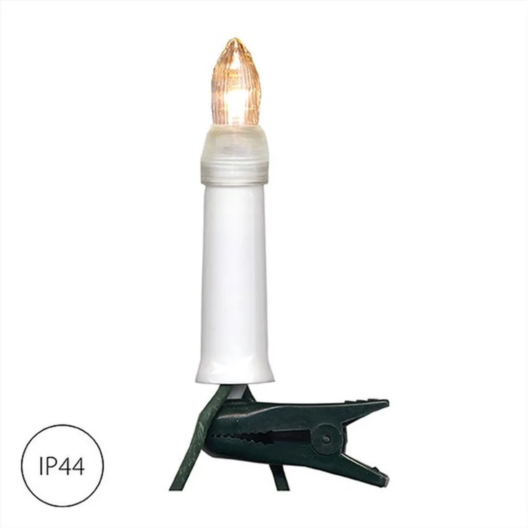 Star Trading Kerstboomkaarslichtketting Candle 16 Stuks - Wit - afbeelding 6 van 6