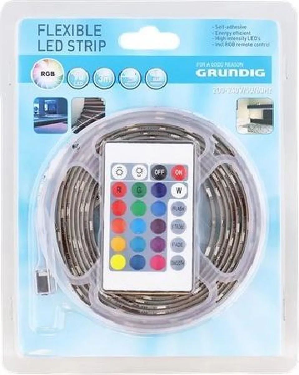 Grundig LED Strip Verlichting 3m
