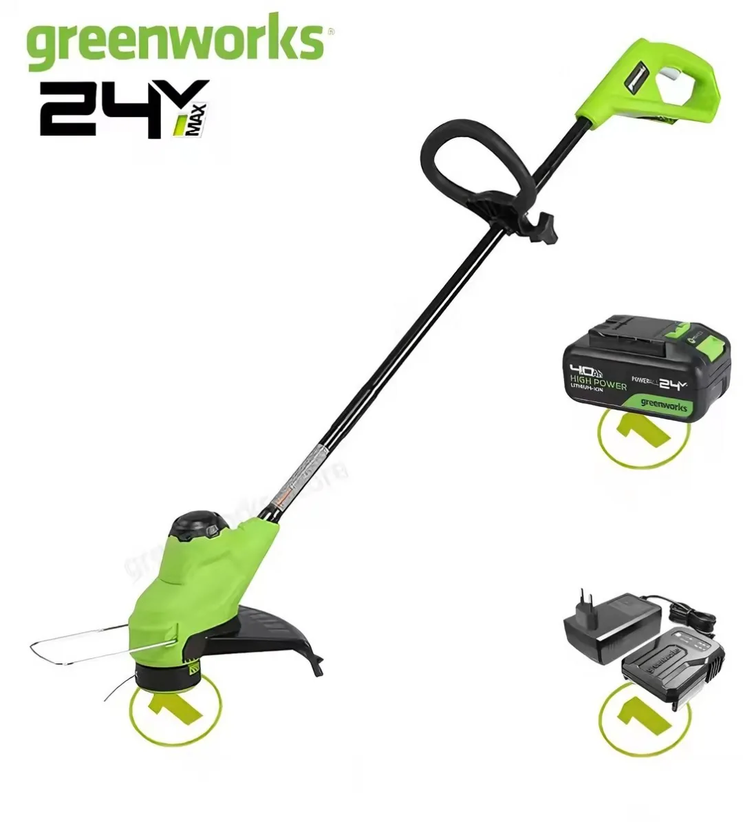 Greenworks Accu Grastrimmer 24V G24B2