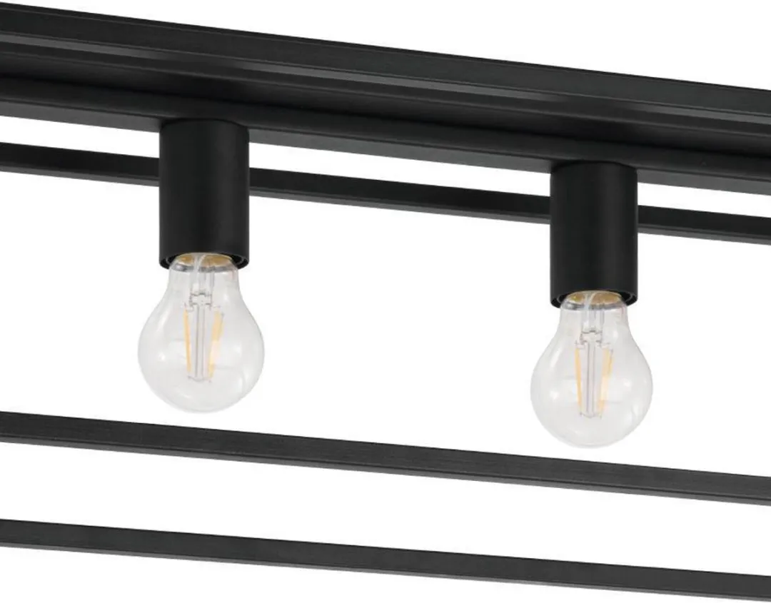 Eglo Eldrick Plafondlamp E27 85cm - Zwart