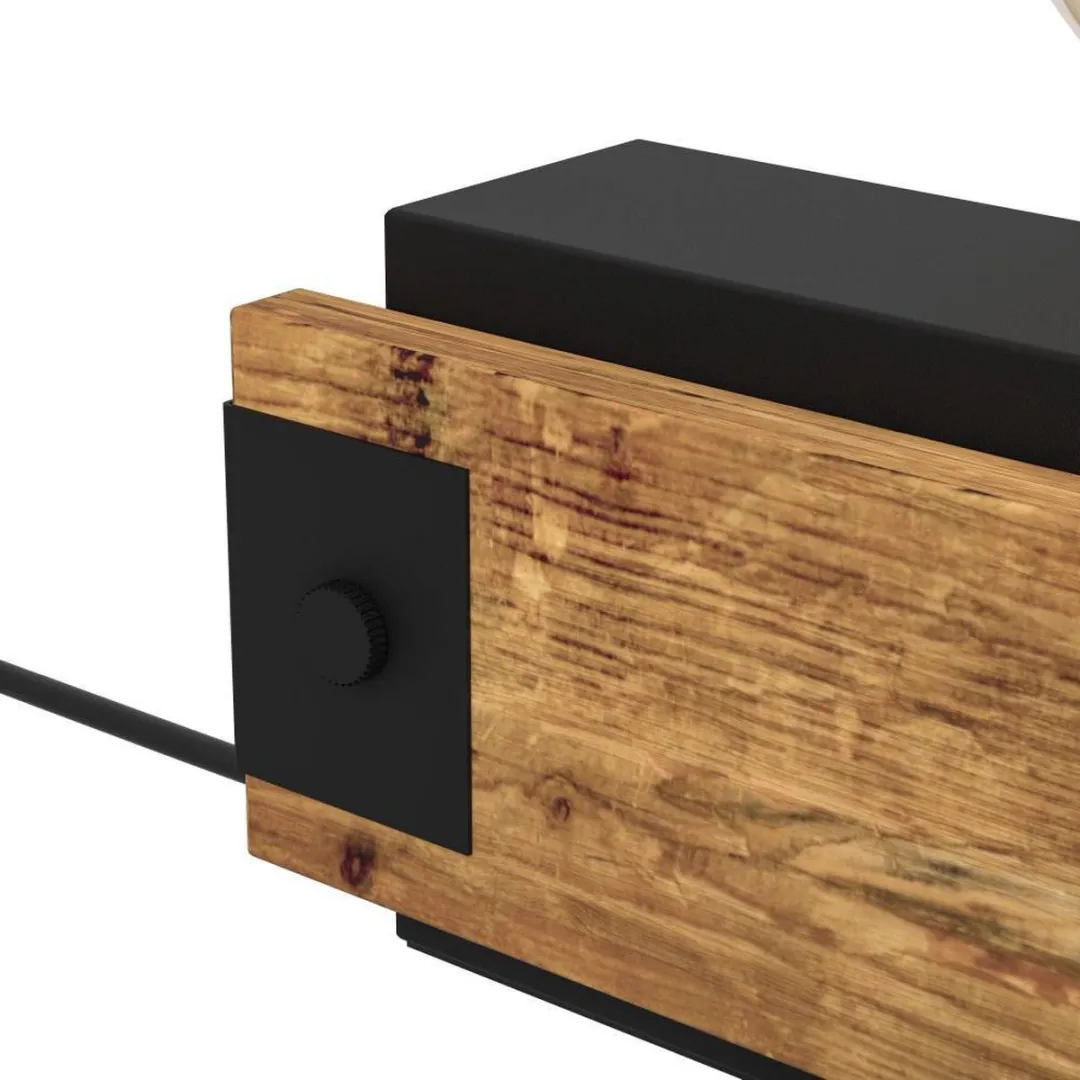 Eglo Layham Tafellamp E27 - Bruin/Zwart