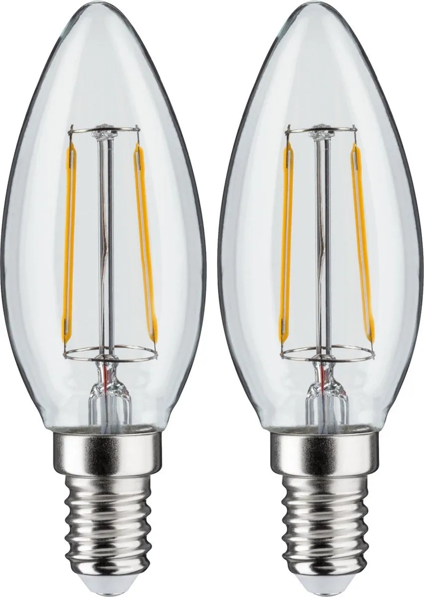 Paulmann Filament LED Kaars E14 2x2,7W 2x250lm - Warm wit