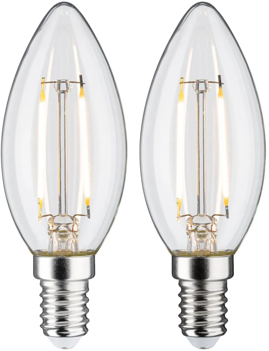Paulmann Filament LED Kaars E14 2x2,7W 2x250lm