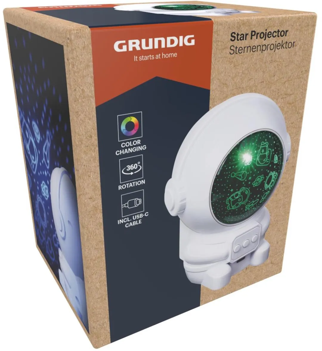 Grundig Sterrenprojector Astronaut - Wit