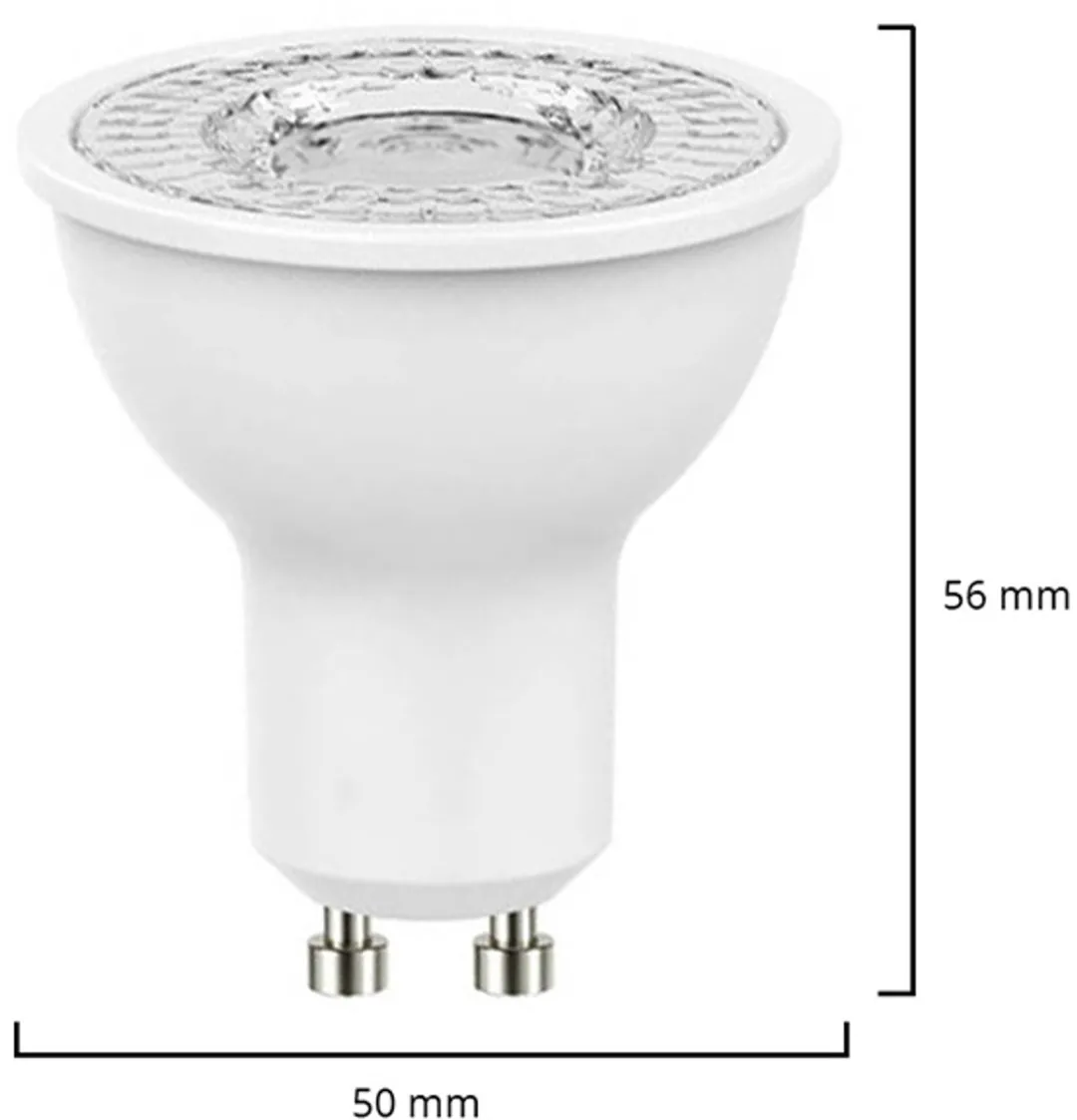 Lybardo GU10 LED Lamp 10 Stuks - 7W Dimbaar 3000K